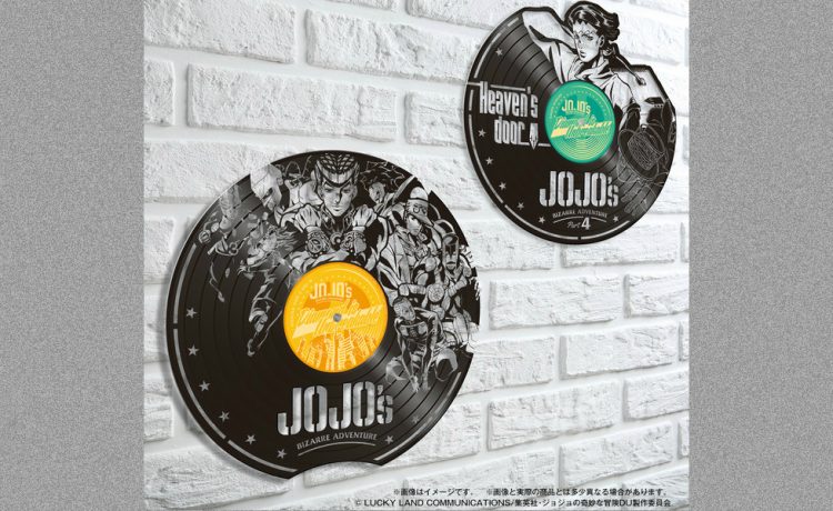 ジョジョの奇妙なインテリア レコード風の円盤デザイン レコードプレス アナログレコードプレス Wolfpack Japan